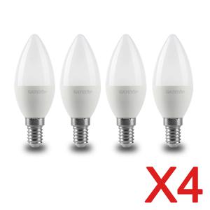 4pcs Led 촛불 전구 C37 E14 E27 B22 220V 에너지 절약 램프 3W 5W 6W 7W Led 샹들리에 빛 홈 장식