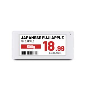 2.9인치 BLE 전자 가격표, 3색 전자잉크 디스플레이, 소매점용 전자 디지털 가격표