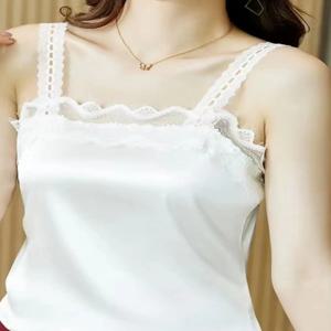 레이스 여름 여성 블라우스 이너웨어 대형 슬리밍 패션 디자인 겉옷 베이스 레이어 포켓 스퀘어 한국 스타일