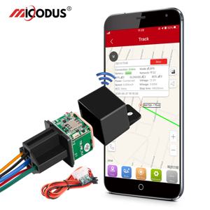 MiCODUS 릴레이 GPS 트래커 자동차 MV730 9-90V 컷 연료 ACC 감지 2G 4G 미니 오토바이 GPS 실시간 트랙 진동 경고 무료 앱