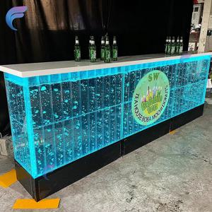 고품질 아크릴 LED 가벼운 커피용 탁자 가정 가구 수족관 테이블