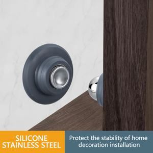 실리콘 도어 스토퍼 강력한 자석 무음 터치 충돌 방지 호텔 가정용 도어 스토퍼