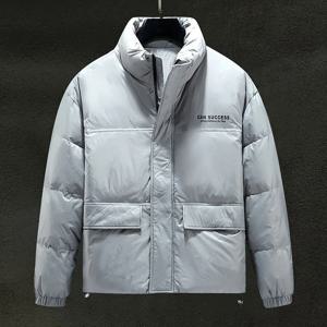 남성용 캐주얼 루즈 스포츠 하이 퀄리티 코트, 플러스 플리스, 두꺼운 웜 다운 재킷, 라지 사이즈, 패션 트렌드, 3XL, 2024 겨울 신상