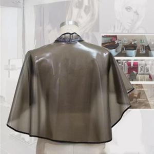 헤어 커팅 칼라 방수 컬러링 케이프 이발사 헤어 드레싱 헤어 염색 가운 파마 베이킹 오일 케이프 도구 이발 케이프