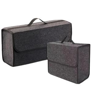 1PC 짙은 회색 범용 접이식 자동차 수납 펠트 박스 공구 및 수건 정리용 고품질 매트