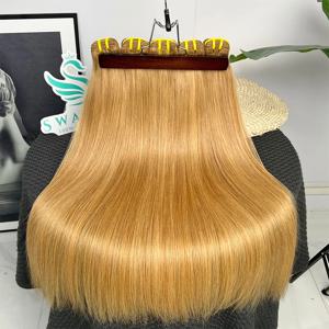 # 27 허니 블론드 번들 스트레이트 그레이드 12A 100% 처리되지 않은 버진 인간 헤어 번들 컬러 헤어 번들 확장