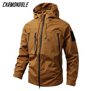 CARMONDBLE New Tide Men 야외 캐주얼 자켓 코트 스포츠 까마귀 아웃웨어 패션 하이킹 캠핑 등산 자켓 남성 의류