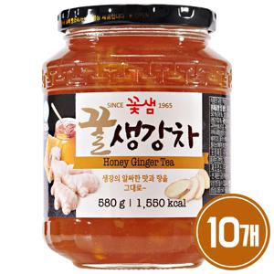 꽃샘 꿀생강차 580g 10개