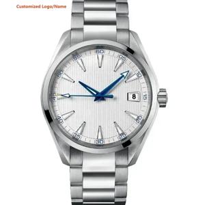 맞춤형 패션 데이트 방수 야광 41MM 고급 남성 오토매틱 기계식 시계 비즈니스 스테인리스 스틸 브레이슬릿
