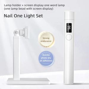전문 네일 UV LED 램프 데스크 디스플레이 충전식 휴대용 미니 네일 건조기 스탠드 UV 램프 손톱 아트 이동식