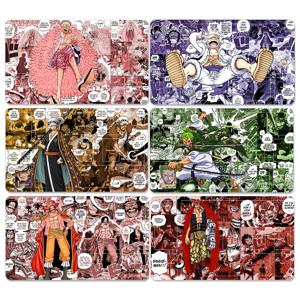 OPCG 원피스 플레이 매트 Luffy Law Zoro Ace Perona 트레이딩 카드 게임 매트 전용 카드 플레이 테이블 매트 600x350mm-O7