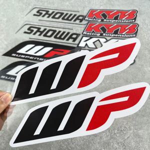 Motocross 오토바이 스티커 방수 포크 Kyb Wp 서스펜션 Showa 데칼 for Yamaha Honda Suzuki Ktm Kawasaki Benelli BMW