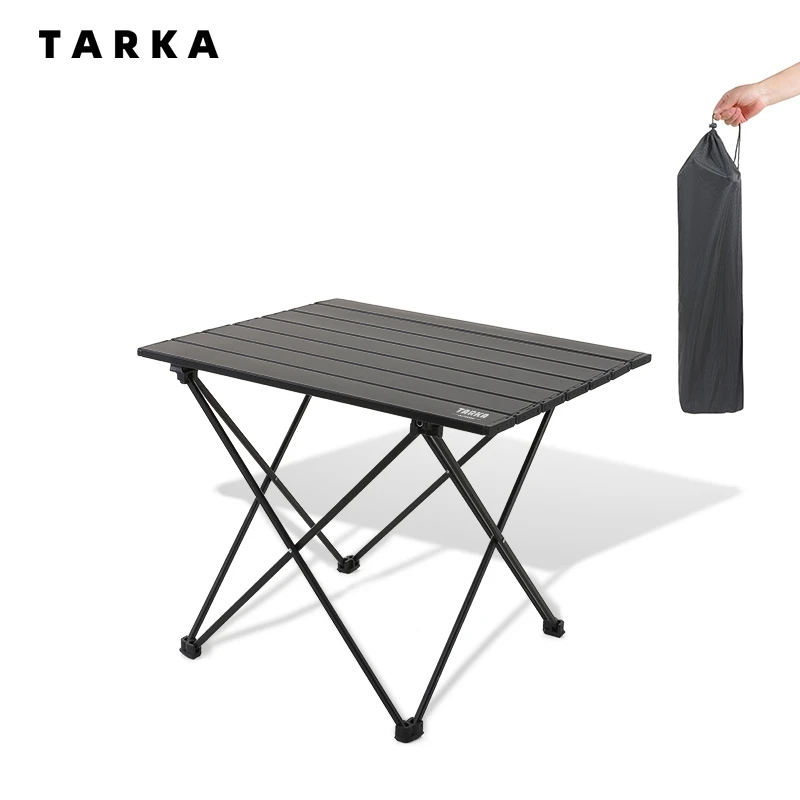 TARKA 야외 캠핑 접이식 테이블 파티 피크닉 바베큐 휴대용 접이식 책상 고강도 초경량 알루미늄 휴대용 테이블