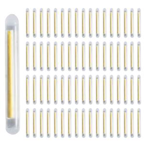 BAAU 400PCS 낚시 플로트 라이트 스틱 형광등 라이트 스틱 LED 형광등 다크 글로우 스틱 낚시 플로트 액세서리 4.5mm