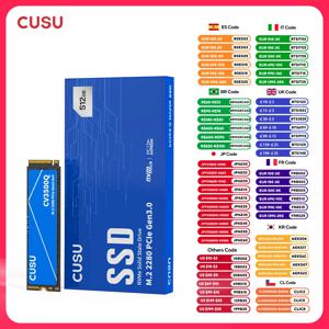 CUSU 솔리드 스테이트 드라이브 SSD NVME M2 2280 내장 하드 디스크, 노트북 데스크탑용 HDD, M.2 SSD, 256GB, 512GB, 1TB, 2TB, PCIe3x4