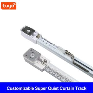 Dooya Zigbee 모터, A1/B1 모터 Tuya wifi Zigbee 모터 전기 커튼 레일 시스템 용 맞춤형 슈퍼 조용한 CurtainTrack