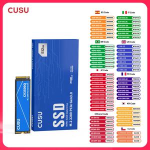 CUSU SSD 512GB 1TB 2TB M2 NVMe PCIe3.0 M.2 SSD 하드 드라이브 노트북 데스크탑용 솔리드 스테이트 디스크