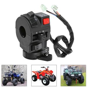 22mm 오토바이 ATV 스위치 킬 스타트 라이트 초크 스위치 버튼 50-125cc PIT ATV 쿼드 먼지 자전거 용 왼쪽 핸들 바 스위치