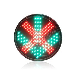 WDM AC85-265V 적색 십자가 녹색 화살표 LED 교통 신호등 모듈, DC12V, DC24V, 300mm