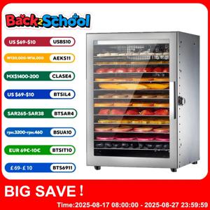 220V 110V 건조 과일 기계 식품 탈수 건조기 과일 건조기 상업적인 스테인리스 음식 건조기 말린 야채 애완 동물 간식