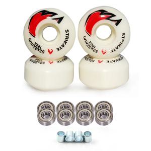 베어링 완벽한 PU 스케이트 보드 부품이 있는 4Pcs 스케이트 보드 바퀴 52mm * 30mm 바퀴 95A 스케이트 보드 라이딩용
