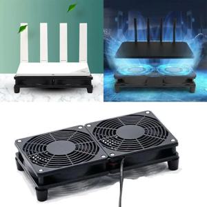 120mm 240mm 라우터 쿨링 베이스 USB 전원 DIY PC 쿨러 TV 박스 무선 저소음 DC 5V 나사 포함 보호망