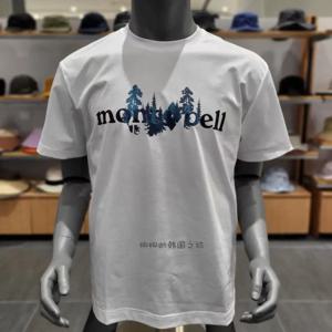 Montbell Miyama 반팔 남성용 여성용 크루 넥 티셔츠 스포츠 속건성 통기성 땀 여름 한국어 버전