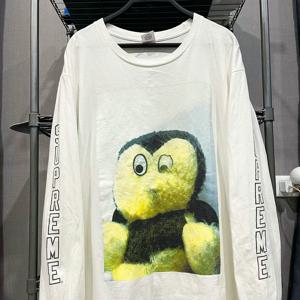 Retro Oldschool Street Sle Ele 초가을 Long Sve 퓨어 코튼 Lazy Sle Faionable T-irt Korean plus Size