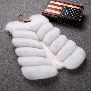 ZARORIN 가짜 모피 조끼 패션 가짜 모피 코트 여성 민소매 긴 모피 자켓 Gilet Fourrure manteau femme 가짜 모피 조끼 S-4XL