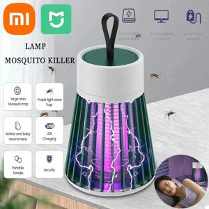 Xiaomi 모기 킬러 램프 전기 충격 버그 재빠른 USB 충전식 플라이 트랩 침실 음소거 구충제 야외 AntiMosquito 트랩