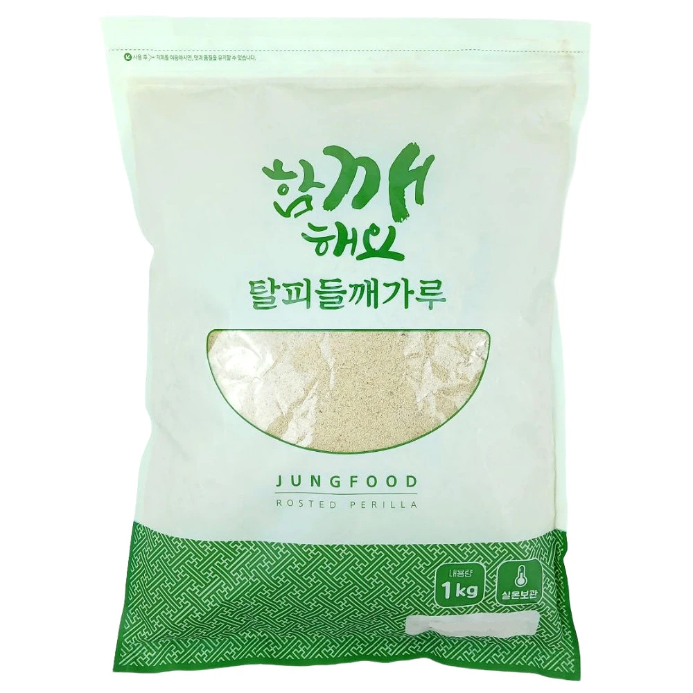 껍질 벗긴 탈피 들깨가루 1kg 기피 계피 박피