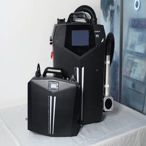 다용도 백팩 펄스 레이저 스케일 제거기 100W/200W/300W 휴대용 비접촉식 알루미늄 부품/페인트 펜스 제거