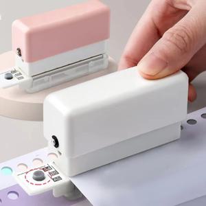 표준 구멍 펀치 DIY 사무실 바인딩 도구, 사무실 학교 용품, 6 홀 홀 구멍 펀처, A4 A5 B5 느슨한 잎 종이 구멍 펀치, 신제품