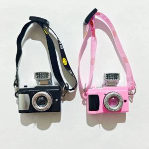 소형 인형 시뮬레이션 장난감 카메라 인형 집 장식을위한 귀여운 장식 Labubu 액세서리 소녀를위한 선물 ﻿