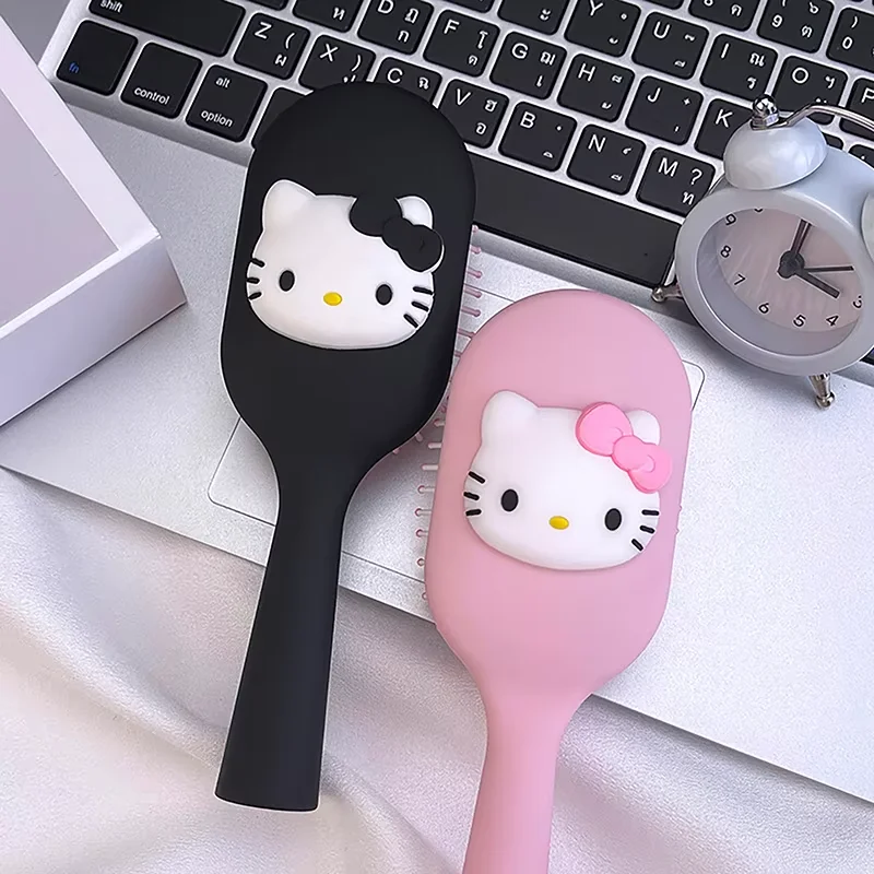 에어 쿠션 빗 휴대용 만화 빗 헤어 케어 엉킴 방지 빗 습식 및 건식 마사지 빗 절묘한 카와이 소녀의 선물