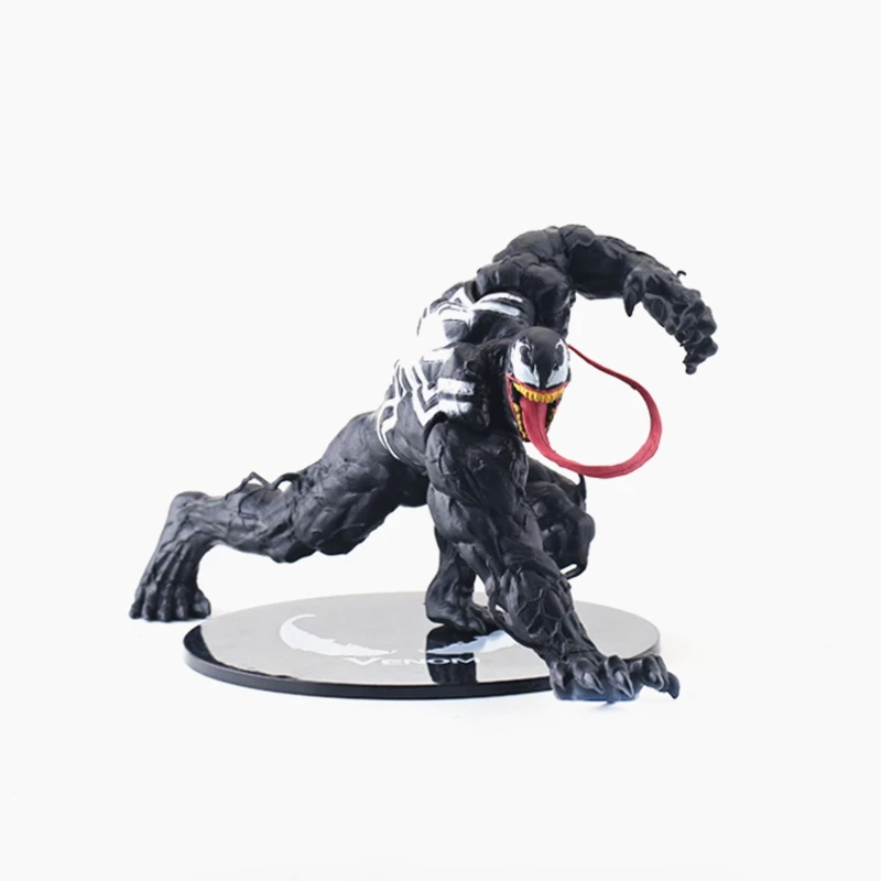 Hasbro 마블 영화 슈퍼 히어로 베놈 스파이더맨 액션 피규어, 애니메이션 장식 컬렉션, 미니 장난감 모델, 어린이 선물, 18cm