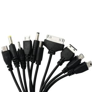 10 in 1 다기능 USB 케이블 휴대폰 USB 충전 케이블 커넥터 (노키아, LG, 삼성, 소니, 아이팟, 모토로라 멀티 인터페이스용)