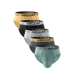 5Pcs 소프트 남자 팬티 XS-XXL 스포츠 성격 복서 팬티 T 속옷 통기성 대형 팬티 팬티