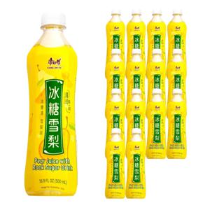 [공식수입인증정품] 캉스푸 빙탕설리 배주스 중국식품 음료 500ml, 15개, 1박스