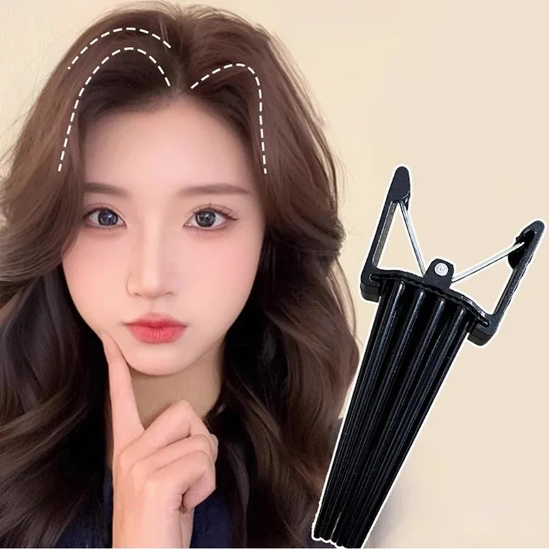 새로운 심플 푹신한 헤어핀 컬링 루트 하이 내추럴 푹신한 헤어 클립 여성 헤어 컬러 헤어 컬러 스타일링 푹신함 도구 빗