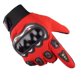 오토바이 장갑 남자 오토바이 장갑 야외 스포츠 크로스 바이크 탑승을위한 통기성 폐쇄형 손가락 레이싱 장갑