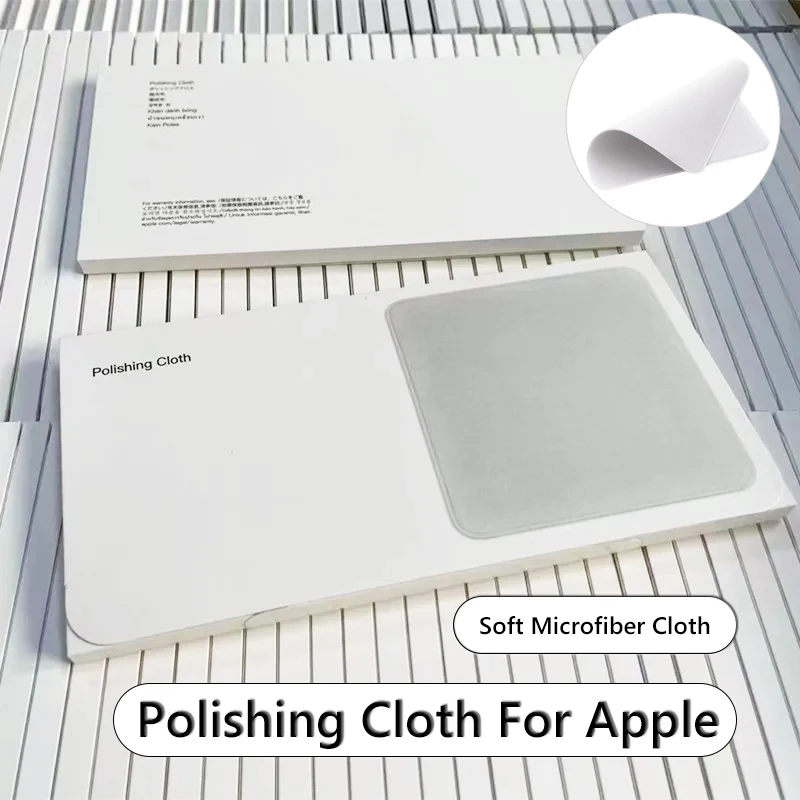 Apple iphone 1:1 용 연마 천 iPad Mac iPod Pro 시계 렌즈 카메라 디스플레이 클리너 용 나노 텍스처 스크린 청소 천