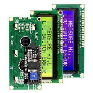 아두이노용 LCD 디스플레이, LCD1602 1602 LCD 모듈, 16x2 문자, PCF8574T, PCF8574, IIC I2C 인터페이스, 5V 블루, 옐로우 그린 스크린