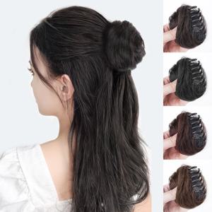 똥머리 당고머리 집게핀 부분가발 SD-230338 묶음머리가발 부분가발 올림머리가발 똥머리