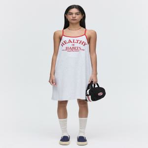 MENASOO SUMMER BASIC TERRY STRAP ONEPIECE_ASH GRAY