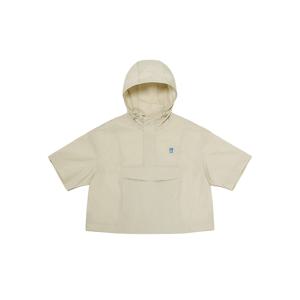 브리즈 후드 반팔 아노락 우먼 IVORY
