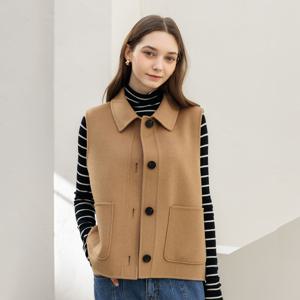 [최초가 105000원] [55~88] 카라넥 핸드메이드 울 블렌디드 베스트