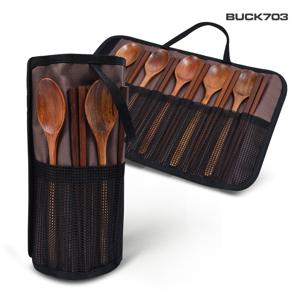 BUCK703 땡가격 SALE 나무젓가락 5P+스푼 5P 10P세트 캠핑 캠핑용품 캠핑코펠세트 경질코펠 캠핑테이블