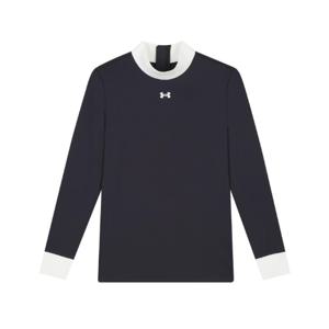 골프 여성 골지 카라 하이넥 긴팔티셔츠 U4SWTL003-0001