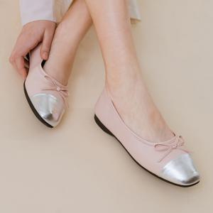 [정상가99,000]리본 콤비 플랫 EBAL157125